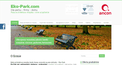 Desktop Screenshot of eko-park.com