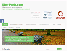 Tablet Screenshot of eko-park.com